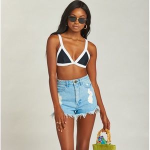 Show Me Your Mumu NWT colorblock bikini top M